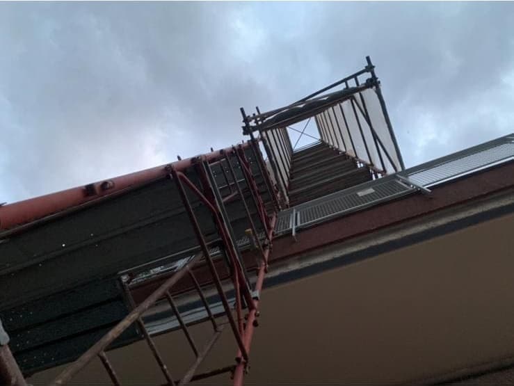 Installazione ponteggio per facciata – Basaluzzo e dintorni