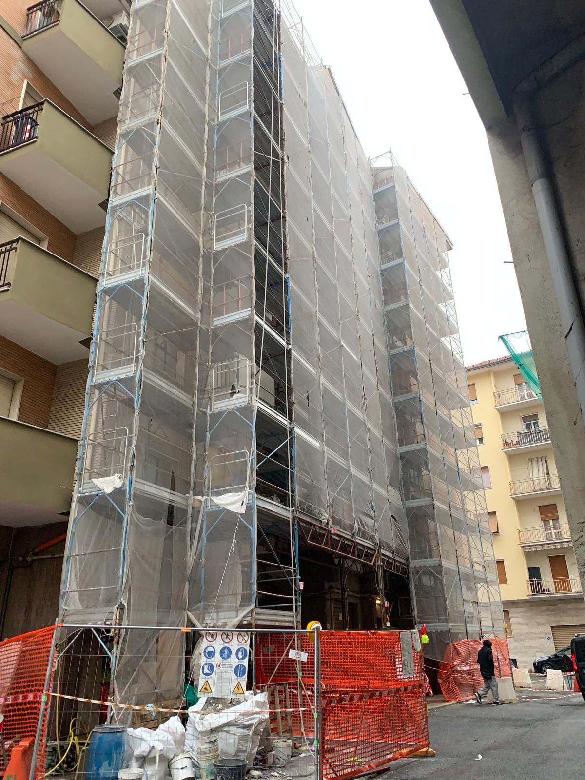 Noleggio ponteggio per cantiere residenziale – provincia di Alessandria