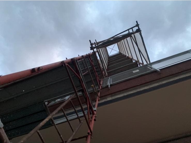 Installazione ponteggio per facciata – Basaluzzo e dintorni